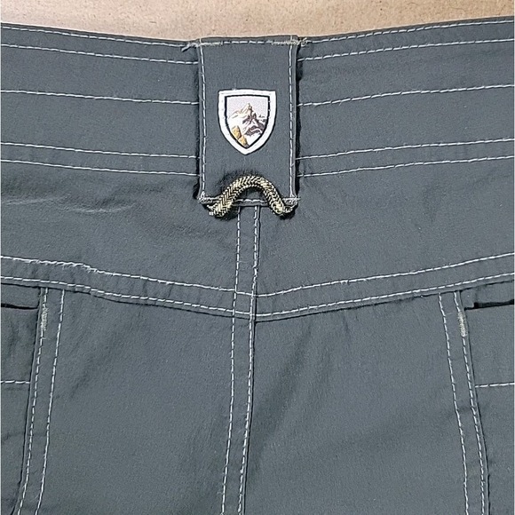Kuhl Born In The Mountain Shorts Mens 40 Olive‎ GREEN Cargo Outdoor Gorp Hike - Picture 11 of 12